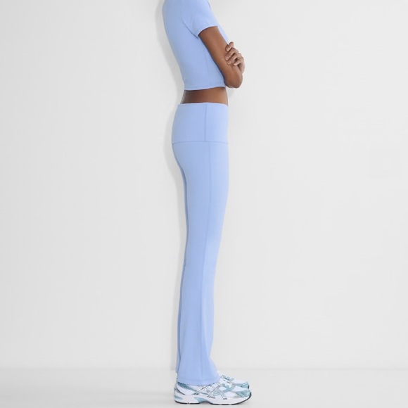 NWT Golden Light Blue Activewear Legging - Picture 3 of 5